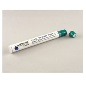 Pool repair putty stick on display.