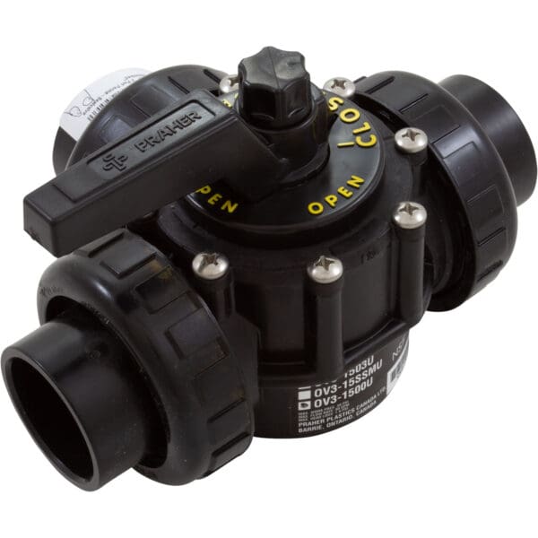 Praher Diverter Valve 3 Port 1.5" Unions Perma Seal - Ov3-1500U - Image 2