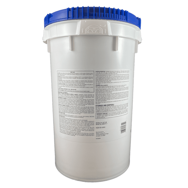 Pool Season Chlorinating Concentrate Shock 50 lb label