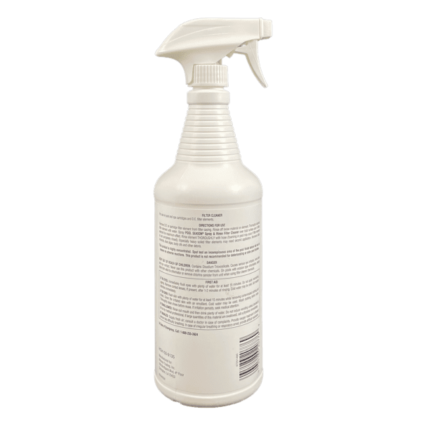 Pool Season Spray N Rinse Filter Cleaner W Sprayer 1 Qt - Image 2