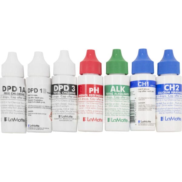 Lamotte Colorq Liquid Refill Kit Pro 7 Liquid Reagent Kit - R-2056 - Image 2