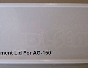 Replacement lid for AG-150, white plastic.