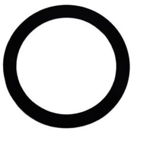 Black circle on a white background.