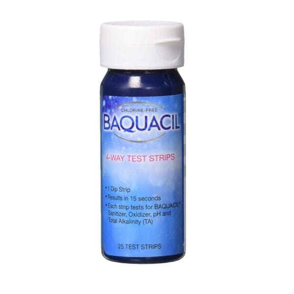 Baquacil Pool Test Strips 25Ct 4 Way - 84396