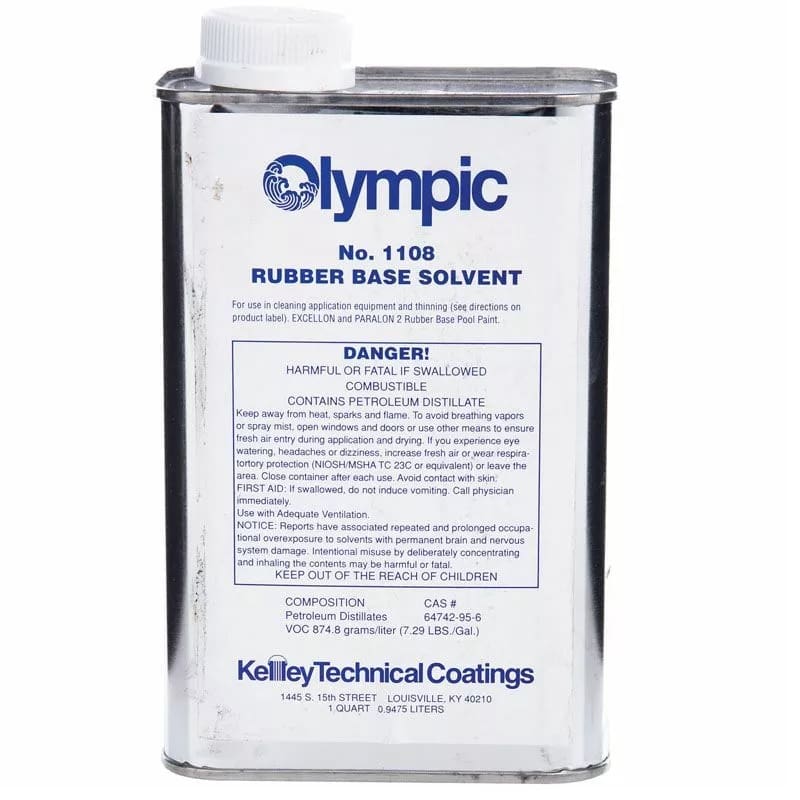 camcoat olympic pool paint thinner solvent 1108Q