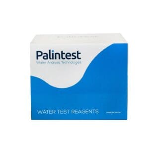 Blue and white box of Palintest AP031 test tablets 250 count