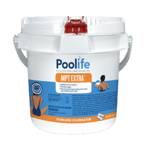 Poolife MPT Extra Stabilized Chlorinator container.