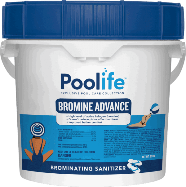 poolife Bromine Advance 25lb - Spa Bromine Tablets - Briquettes