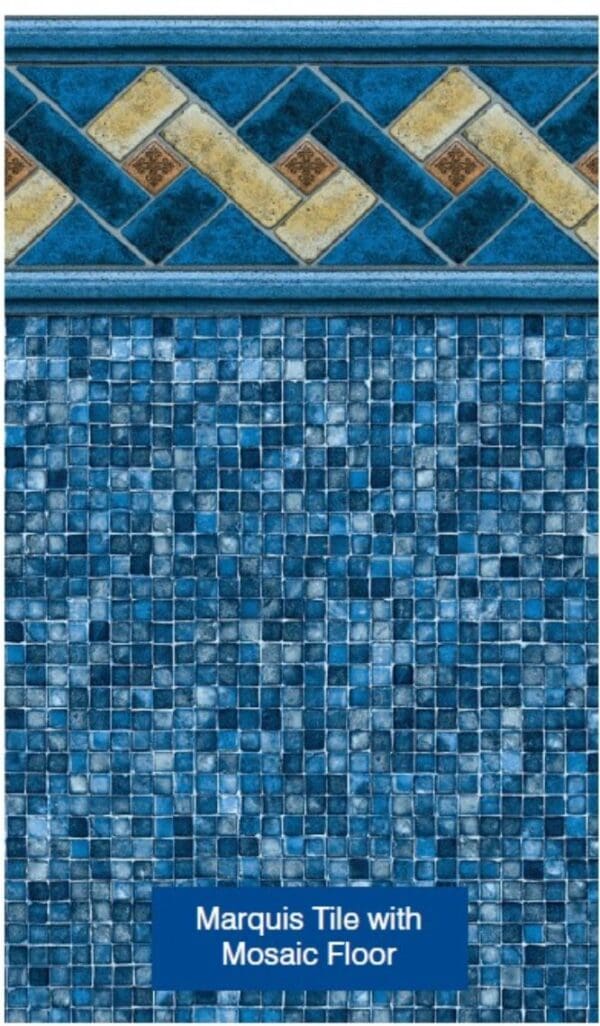 picture of Radiant Pool Liner Marquis Mosaic