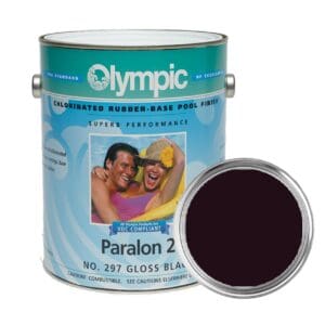 Paint can labeled "Olympic Paralon 2 Gloss.