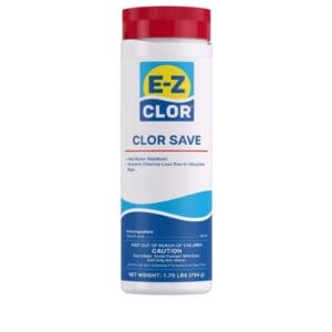E-Z CLOR Clor Save 1.75 lb Bottle - Cyanuric Acid Stabilizer Conditioner
