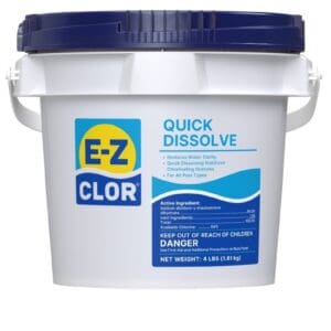 E-Z CLOR Quick Dissolve 4 lb Pail - Dichlor Shock