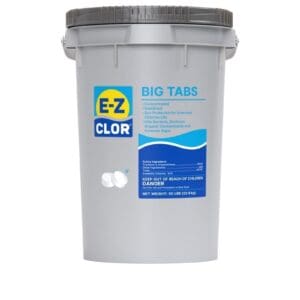 E-Z CLOR Big Tabs 3" 50 lb - Trichlor Chlorine Tablets