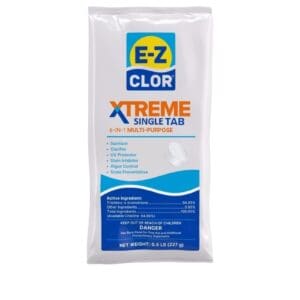 E-Z CLOR Xtreme Tabs Single Tablet 6in1 Wrapped 8oz