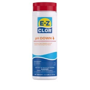 E-Z CLOR pH Down 2.5 lb Bottle - Sodium Bisulfate Dry Acid
