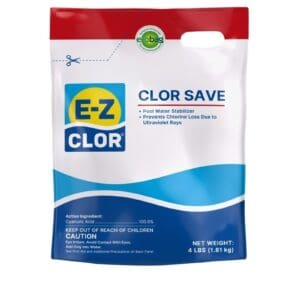 E-Z CLOR Clor Save 4 lb Pouch Cyanuric Acid