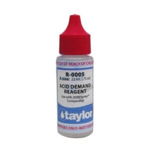 Taylor Pool testing reagent bottle R-0005-A 3/4 ounce