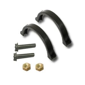 Flange Clamp Assembly Black with hardwars