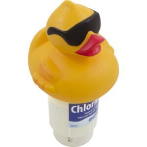 Yellow Duck with red beak and black sungalsses