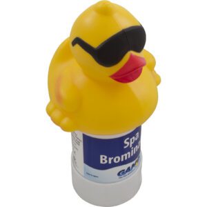 Yellow Duck with red lips and black sunglasses