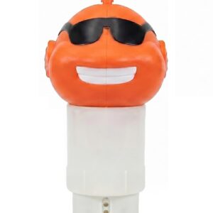 orange and white clownfish with black sunglasses